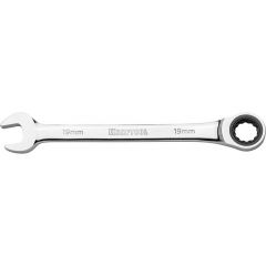 Комбинированный трещоточный гаечный ключ KRAFTOOL 19 мм  27230-19 • Купить по низкой цене в интернет-магазине СМЭК