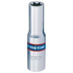 KING TONY Головка торцевая TORX Е-стандарт 3/8", E16, L = 63 мм • Купить по низкой цене в интернет-магазине СМЭК
