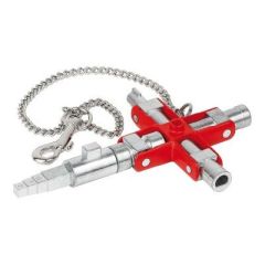 Ключ крестовой 4-лучевой универсальный для стандартных шкафов и систем запирания, цинк, L-90 мм • Купить по низкой цене в интернет-магазине СМЭК