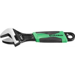Разводной ключ URAGAN 150 / 20 мм двухкомпонентная рукоятка 27242-15 • Купить по низкой цене в интернет-магазине СМЭК