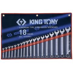 KING TONY Набор комбинированных ключей, 6-24 мм, 18 предметов • Купить по низкой цене в интернет-магазине СМЭК