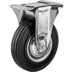 Неповоротное колесо резина/металл игольчатый подшипник ЗУБР Профессионал d=125 мм г/п 100 кг 30936-1 • Купить по низкой цене в интернет-магазине СМЭК