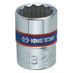 KING TONY Головка торцевая стандартная двенадцатигранная 1/4", 8 мм • Купить по низкой цене в интернет-магазине СМЭК