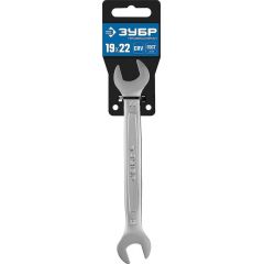 Рожковый гаечный ключ ЗУБР Профессионал 19х22 мм 27010-19-22 • Купить по низкой цене в интернет-магазине СМЭК