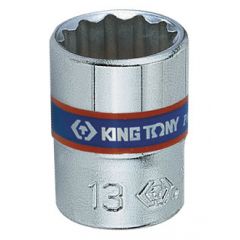 KING TONY Головка торцевая стандартная двенадцатигранная 1/4", 10 мм • Купить по низкой цене в интернет-магазине СМЭК
