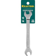 Рожковый гаечный ключ KRAFTOOL 13 x 14 мм 27033-13-14 • Купить по низкой цене в интернет-магазине СМЭК