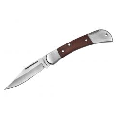 Складной нож STAYER 82 мм средний с деревянными вставками 47620-1 • Купить по низкой цене в интернет-магазине СМЭК