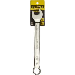 Комбинированный гаечный ключ STAYER 22 мм  27081-22 • Купить по низкой цене в интернет-магазине СМЭК