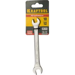Рожковый гаечный ключ KRAFTOOL 10 х 12 мм 27033-10-12 • Купить по низкой цене в интернет-магазине СМЭК