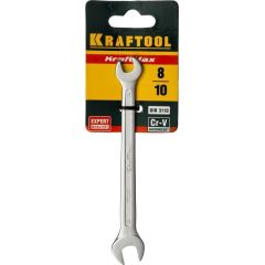 Рожковый гаечный ключ KRAFTOOL 8 х 10 мм 27033-08-10 • Купить по низкой цене в интернет-магазине СМЭК