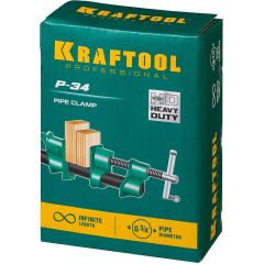 Трубная струбцина KRAFTOOL PC-34 3/4" 32302-1 • Купить по низкой цене в интернет-магазине СМЭК