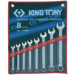 KING TONY Набор комбинированных ключей, 10-22 мм, 8 предметов • Купить по низкой цене в интернет-магазине СМЭК