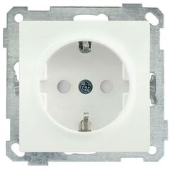 Розетка 1-м СП Bolero РС14-1-0-Б 16А IP20 с заземл. защ. шторки механизм бел. IEK ERB14-K01-16-1 • Купить по низкой цене в интернет-магазине СМЭК