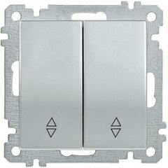 Механизм переключателя проходного 2-кл. СП BOLERO 10А IP20 ВС10-2-2-Б серебр. IEK EVB22-K23-10 • Купить по низкой цене в интернет-магазине СМЭК
