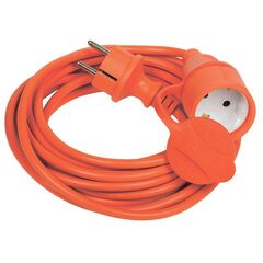 Удлинитель-шнур 1х20м с заземл. 10А IP44 УШ-01РВ 2P+PE ПВС 3х1 оранж. IEK WUP10-20-K09-44 • Купить по низкой цене в интернет-магазине СМЭК