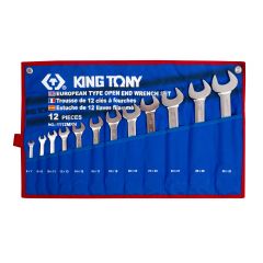 KING TONY Набор рожковых ключей, 6-32 мм , чехол из теторона, 12 предметов • Купить по низкой цене в интернет-магазине СМЭК