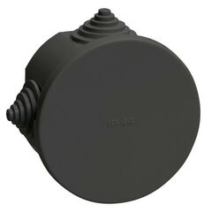 Коробка распаячная КМ41237 D75х40мм IP44 4 ввода черн. IEK UKO21-075-040-000-K02-44 • Купить по низкой цене в интернет-магазине СМЭК