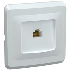 Розетка компьютерная 1-м Вега РК10-ВБ RJ45 кат.5E бел. IEK EKV15-K01-DM • Купить по низкой цене в интернет-магазине СМЭК