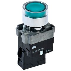 Кнопка LA167-BW3371 d22мм RC 1з с подсвет. зел. IEK BBT20-BW3371-1-12-67-K06 • Купить по низкой цене в интернет-магазине СМЭК