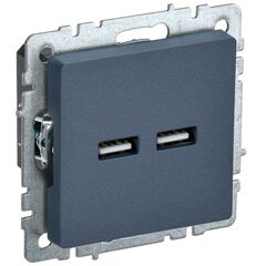 Розетка BRITE USB A+A 3.1А РЮ10-1-БрМ маренго IEK BR-U21-D31-K35 • Купить по низкой цене в интернет-магазине СМЭК