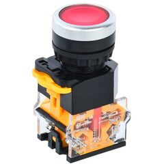 Кнопка D8-11T d22мм 1з+1р с фиксацией красн. IEK BBT30-11T-3-21-K04 • Купить по низкой цене в интернет-магазине СМЭК