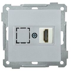 Розетка аудио/видео HDMI СП BOLERO РHDMI-0-Б механизм серебр. IEK EHB10-K23 • Купить по низкой цене в интернет-магазине СМЭК