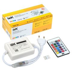 Контроллер с ПДУ ИК RGB 3 канала 220В 3А 500Вт IEK LSC1-RGB-500-IR-20-220-B • Купить по низкой цене в интернет-магазине СМЭК