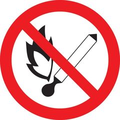 Знак "Запрещается пользоваться открытым огнем и курить"d180 IEK YPC40-ZPKUR-1-010 • Купить по низкой цене в интернет-магазине СМЭК