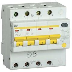 Выключатель автоматический дифференциального тока селективный 4п 40А 100мА тип AC АД14S IEK MAD13-4- • Купить по низкой цене в интернет-магазине СМЭК