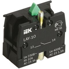 Блок контактный 1з для LAY5 IEK BDK21 • Купить по низкой цене в интернет-магазине СМЭК