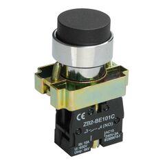 Кнопка LAY5-BL21 без подсветки черн. 1з IEK BBT70-BL-K02 • Купить по низкой цене в интернет-магазине СМЭК