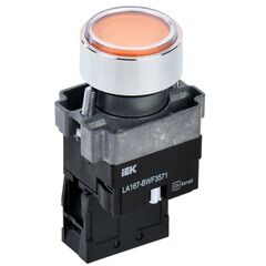 Кнопка LA167-BWF3571 d22мм RC 1з с подсвет. желт. IEK BBT20-BWF3571-1-12-67-K05 • Купить по низкой цене в интернет-магазине СМЭК