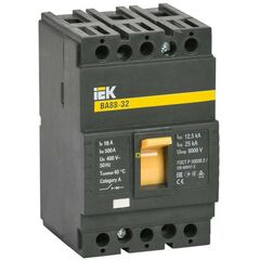 Выключатель автоматический 3п 16А 25кА ВА 88-32 IEK SVA10-3-0016 • Купить по низкой цене в интернет-магазине СМЭК