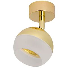 Светильник 4011 настенно-потолочный под лампу GX53 золото IEK LT-USB0-4011-GX53-1-K22 • Купить по низкой цене в интернет-магазине СМЭК