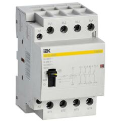 Контактор модульный КМ25-40МР AC с ручным управ. KARAT IEK MKK22-25-40 • Купить по низкой цене в интернет-магазине СМЭК