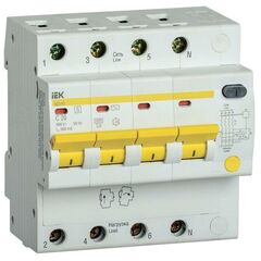 Выключатель автоматический дифференциального тока селективный 4п 20А 300мА тип AC АД14S IEK MAD13-4- • Купить по низкой цене в интернет-магазине СМЭК