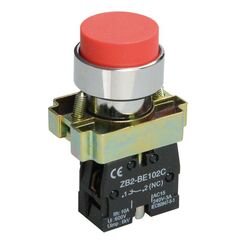 Кнопка LAY5-BL42 без подсветки красн. 1р IEK BBT71-BL-K04 • Купить по низкой цене в интернет-магазине СМЭК