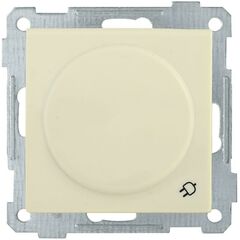 Розетка 1-м СП Bolero РС16-1-0-Б 16А IP20 с заземл. защ. шторки с крышкой механизм крем. IEK ERB16-K • Купить по низкой цене в интернет-магазине СМЭК