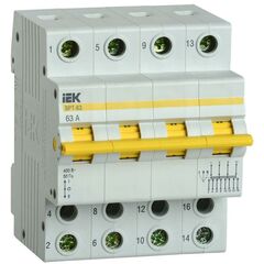Выключатель-разъединитель трехпозиционный 4п ВРТ-63 63А IEK MPR10-4-063 • Купить по низкой цене в интернет-магазине СМЭК