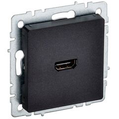 Розетка СП BRITE HDMI РHDMI-0-БрЧ черн. IEK BR-H10-K02 • Купить по низкой цене в интернет-магазине СМЭК