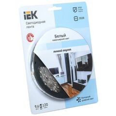 Лента светодиодная ECO LED LSR-3528W120-9.6-IP20-12V 10Вт/м (уп.5м) бел. IEK LSR1-2-120-20-1-05 • Купить по низкой цене в интернет-магазине СМЭК