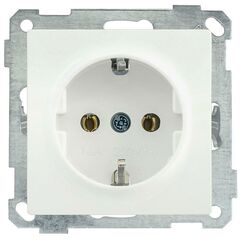 Розетка 1-м СП Bolero РС11-1-0-Б 16А IP20 с заземл. механизм бел. IEK ERB11-K01-16-1 • Купить по низкой цене в интернет-магазине СМЭК