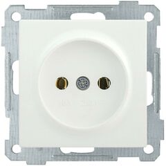 Розетка 1-м СП Bolero РС10-1-0-Б 10А IP20 без заземл. механизм бел. IEK ERB10-K01-10-1 • Купить по низкой цене в интернет-магазине СМЭК