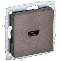 Розетка СП BRITE HDMI РHDMI-0-БрТБ бронза IEK BR-H10-K45 • Купить по низкой цене в интернет-магазине СМЭК