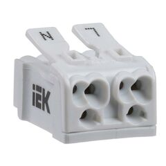 Клемма пружинная соединительная КСП2-L+N IEK UKZ-B06-2P-F0-E0-10 • Купить по низкой цене в интернет-магазине СМЭК