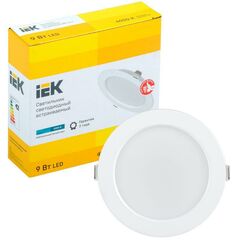 Светильник светодиодный ДВО 1612 9Вт 4000К IP20 круг бел. IEK LDVO0-1612-09-4000-K01 • Купить по низкой цене в интернет-магазине СМЭК