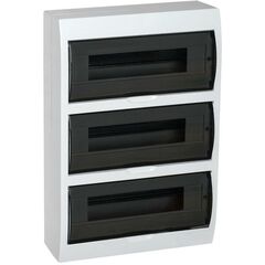 Корпус ЩРН-Пк-45 Krepta 3 IP41 навесной пластик. бел. IEK MKP12-N-04-45-41 • Купить по низкой цене в интернет-магазине СМЭК