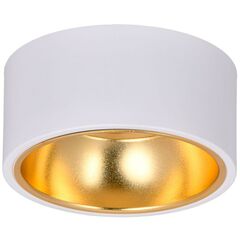 Светильник 4017 накладной потолочный под лампу GX53 бел./золото IEK LT-UPB0-4017-GX53-1-K55 • Купить по низкой цене в интернет-магазине СМЭК