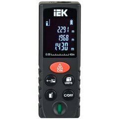 Дальномер лазерный DM40 Professional IEK TIR21-3-040 • Купить по низкой цене в интернет-магазине СМЭК