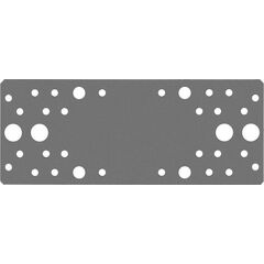 Крепежная пластина ЗУБР КП-2.0 200х80 х 2 мм 310236-200-80 • Купить по низкой цене в интернет-магазине СМЭК